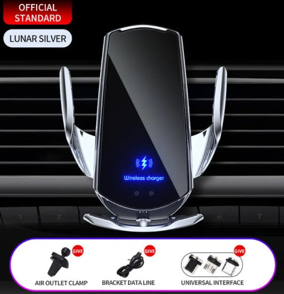 2 in 1 Car Wireless Charger with Magnetic Phone Holder
