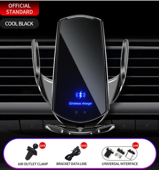 2 in 1 Car Wireless Charger with Magnetic Phone Holder