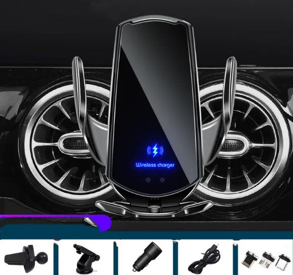 2 in 1 Car Wireless Charger with Magnetic Phone Holder